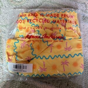 Hanna Andersson Kids Swim Trunks - Yellow with Blue and Orange